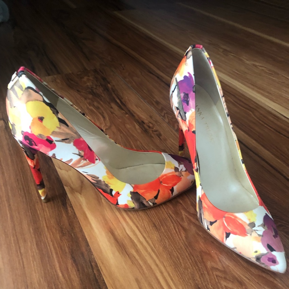 Ivanka Trump Floral Heels